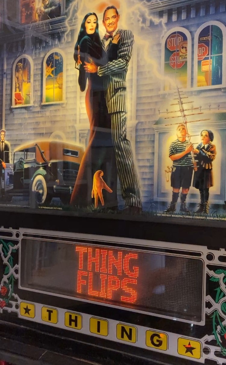 The Addams Family pinball machine
