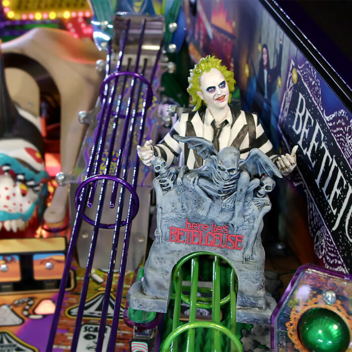 Elements from the Beetlejuice pinball playfield